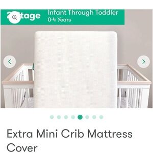 Newton mini crib mattress cover new in packaging